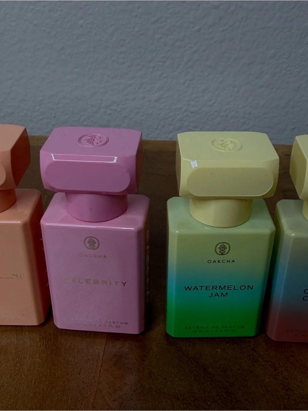 OAKCHA 5 mini Extrait perfumes Marshmallow, Watermelon Jam